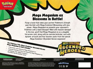 Pokemon TCG: Mega Evolution - Ascended Heroes Mega Meganium ex Box