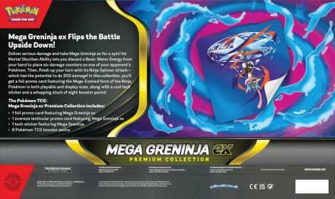 Pokemon TCG: Mega Greninja ex Premium Collection