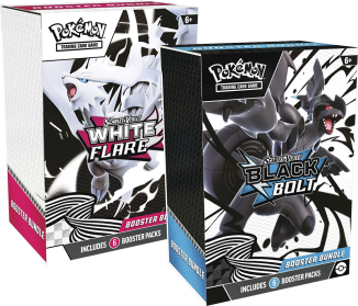 Pokemon TCG: Scarlet & Violet - Black Bolt & White Flare 6 Booster Bundle