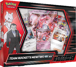 Pokemon TCG: Team Rocket's Mewtwo ex Box