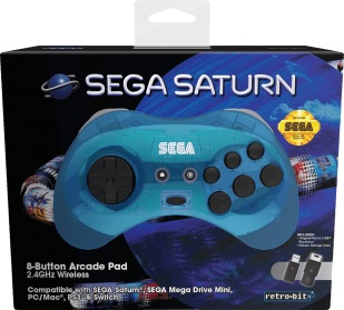 retro_bit_sega_saturn_2_4ghz_wireless_controller_clear_blue_pc_ps3_ss_ns_switch