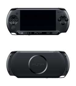 Sony PlayStation Portable Console - Charcoal Black E1000 Series / Street (PSP)