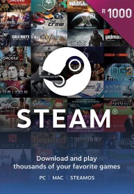 Steam Wallet: R1000 Top Up Voucher [Digital Code]