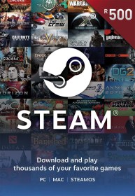 Steam Wallet: R500 Top Up Voucher [Digital Code]