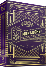 Monarchs: Purple Deck - Premium Playing Cards by Theory11