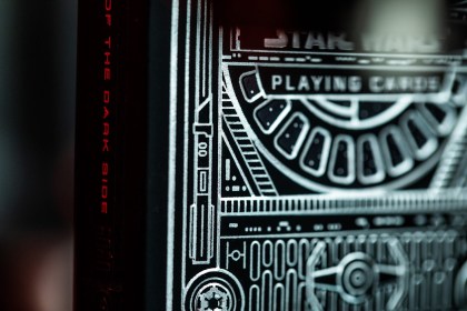 Star Wars: Silver Dark Side Deck - Premium Playing Cards by Theory11