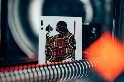 Star Wars: Silver Dark Side Deck - Premium Playing Cards by Theory11