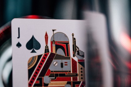 Star Wars: Silver Dark Side Deck - Premium Playing Cards by Theory11
