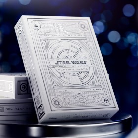 Star Wars: Silver Light Side Deck - Premium Playing Cards by Theory11