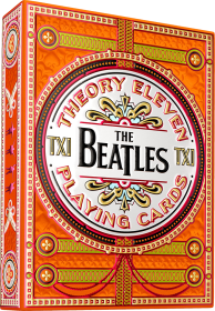 The Beatles: Orange Deck - Premium Playing Cards by Theory11