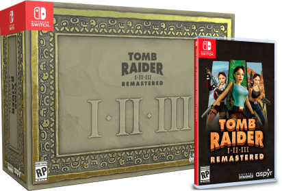 Tomb Raider I + II + III - Remastered - Collector's Edition (NTSC/U)(NS / Switch) | Nintendo Switch