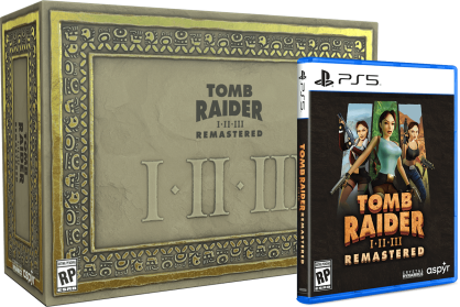 Tomb Raider I + II + III - Remastered - Collector's Edition (NTSC/U)(PS5) | PlayStation 5