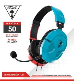 Turtle Beach Ear Force Recon 50 Stereo Gaming Headset - Red / Blue