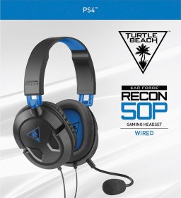 Turtle Beach Ear Force Recon 50P Stereo Gaming Headset - Black & Blue