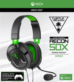 Xbox one ear force recon 50x black hot sale wired gaming headset