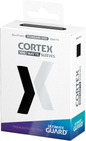 Ultimate Guard Cortex 100 Standard Size Matte Sleeves - Black