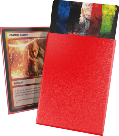 Ultimate Guard Cortex 100 Standard Size Matte Sleeves - Red