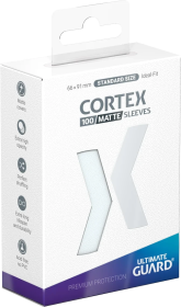 Ultimate Guard Cortex 100 Standard Size Matte Sleeves - Transparent