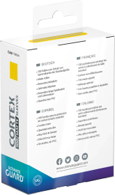 Ultimate Guard Cortex 100 Standard Size Matte Sleeves - Yellow