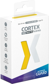 Ultimate Guard Cortex 100 Standard Size Matte Sleeves - Yellow