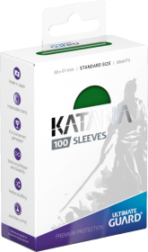 Ultimate Guard Katana 100 Standard Size Sleeves - Green