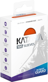 Ultimate Guard Katana 100 Standard Size Sleeves - Orange