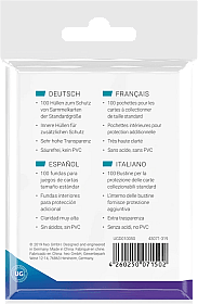 Ultimate Guard Precise-Fit - 100 Standard Size Card Sleeves - Clear