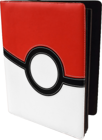 Ultra Pro Premium Leatherette Padded 9-Pocket PRO-Binder - Pokemon Pokeball