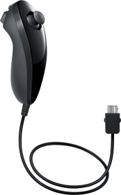 Wii Nunchuk - Black (Wii) | Nintendo Wii