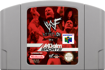 WWF Attitude Cartridge (N64) | Nintendo 64