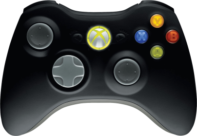 Wireless Controller - Black + Grey (Xbox 360)