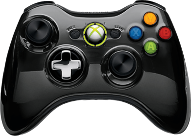 Xbox 360 Wireless Controller - Chrome Black Special Edition (Xbox 360)