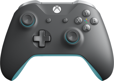 Wireless Controller v2 - Grey + Blue (Xbox One)
