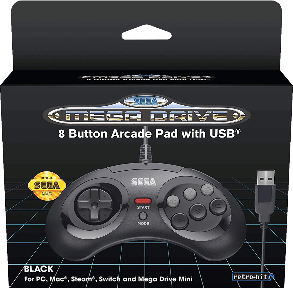 Accessory Bundles And Add Ons Retro Bit Sega Mega Drive 8 Button Usb