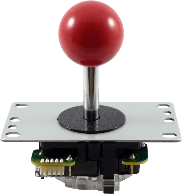 Sanwa JLF-TP-8YT Ball Top Joystick - Red (Arcade)