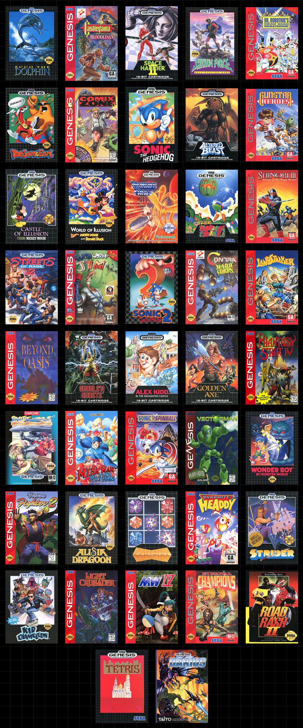 Best Sega Games