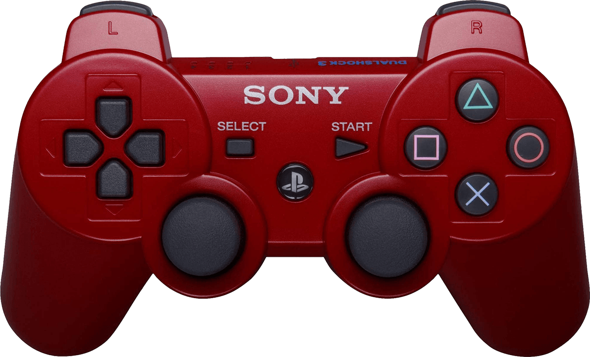 Sixaxis DualShock 3 Wireless Controller - Deep Red (PS3) | PlayStation 3