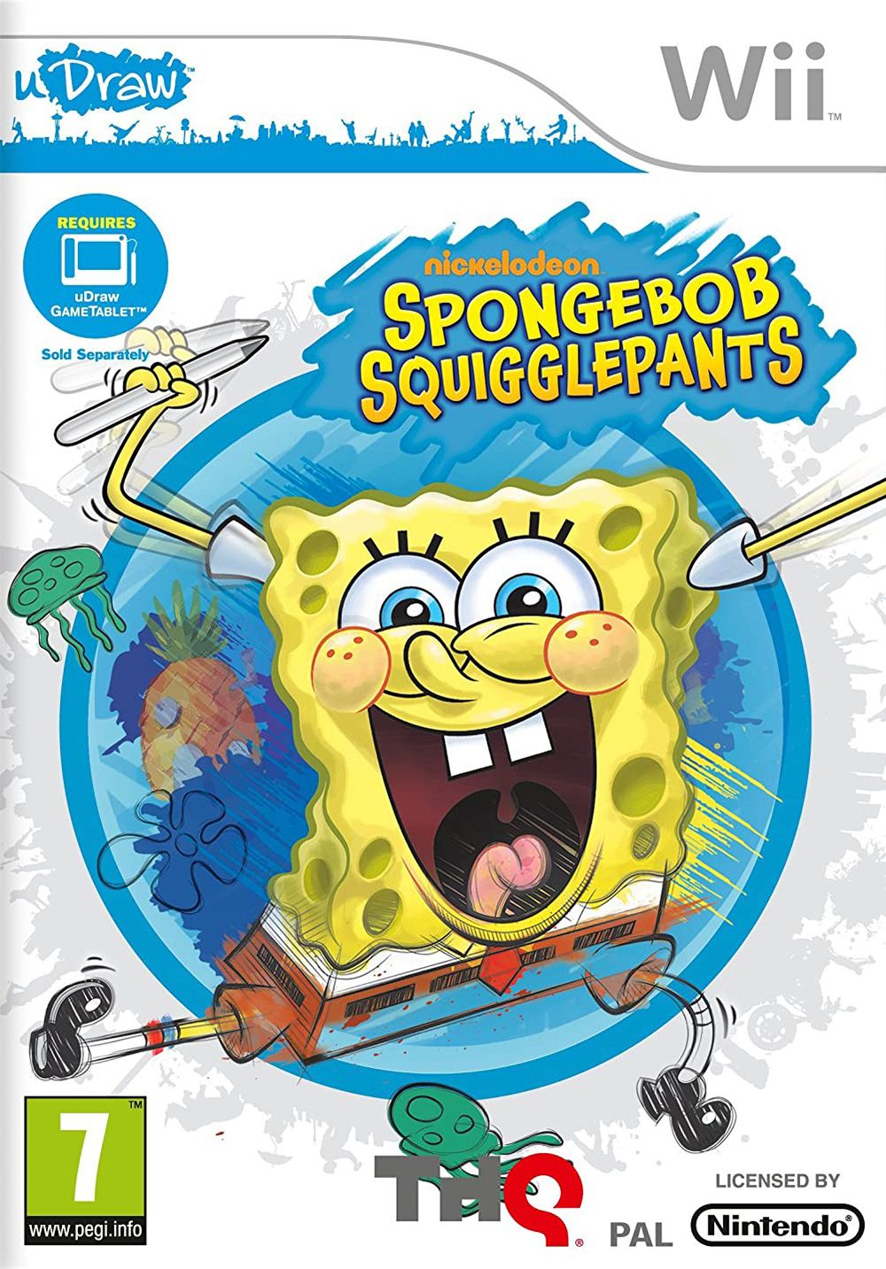 Spongebob Squigglepants [uDraw] (Wii) | Nintendo Wii