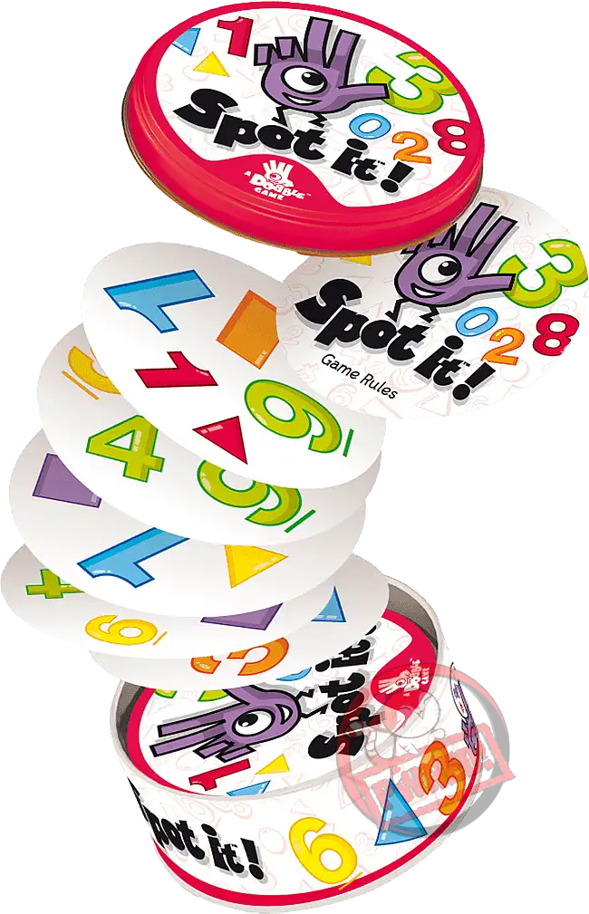 Asmodee Dobble 1, 2, 3 - Gioco Di Carte Per Bambini In Tedesco, 1-5 Giocatori, Durata 10 Minuti, Impara Numeri E Colori