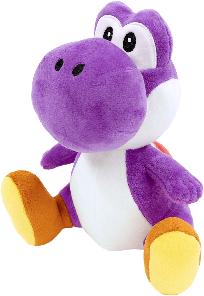 super_mario_yoshi_8inch_plush_purple.png Super Mario: 8inch Yoshi Plush - Purple