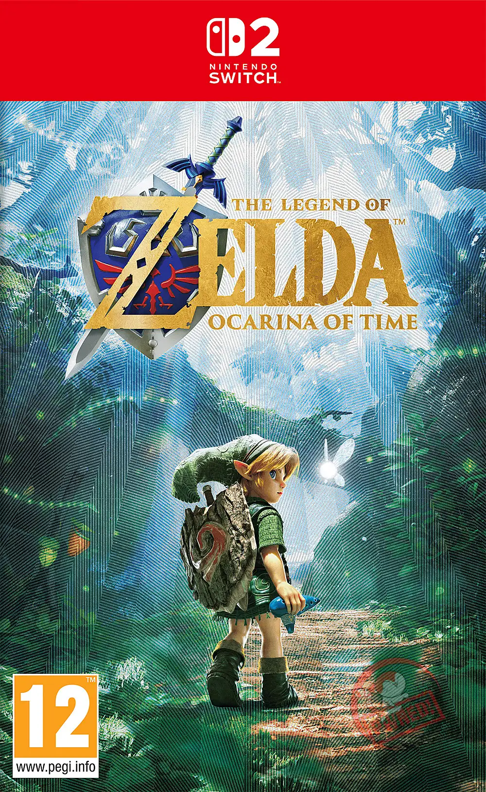 The Legend of Zelda: Ocarina of Time - Limited Shiny/Foil Cover (NS2 / Switch 2) | Nintendo Switch 2