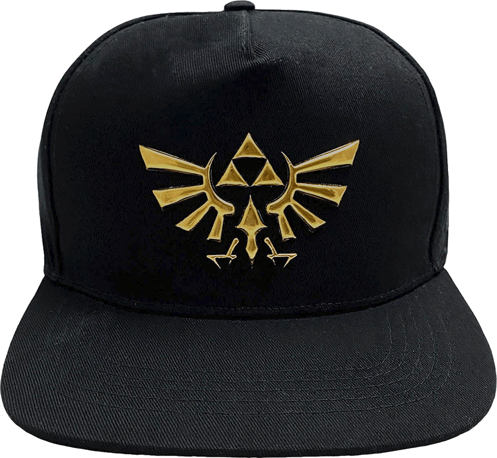 The Legend of Zelda Snapback Cap - Royal Hyrule Crest - Black