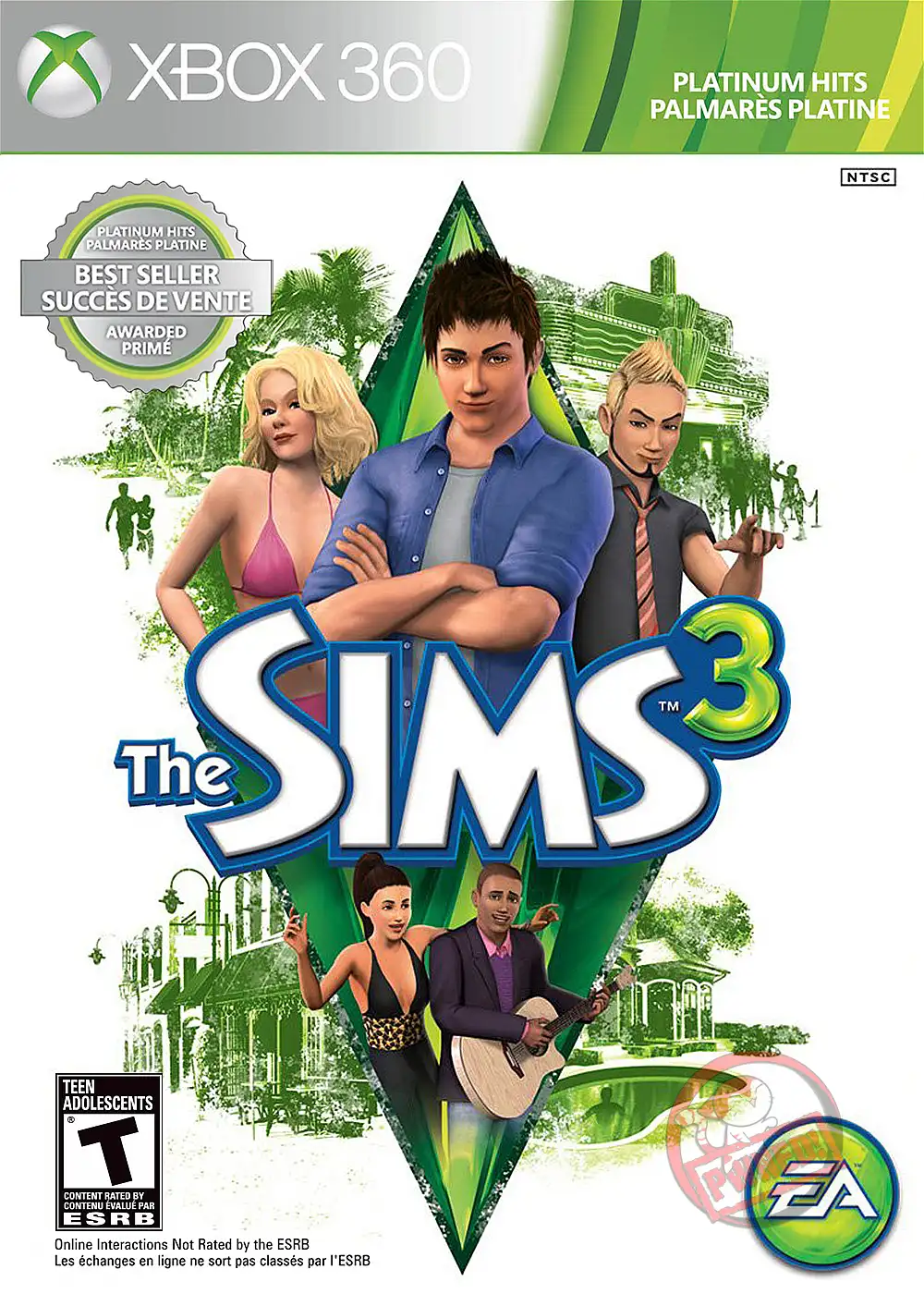 The Sims 3 - Platinum Hits (NTSC/U)(Xbox 360)