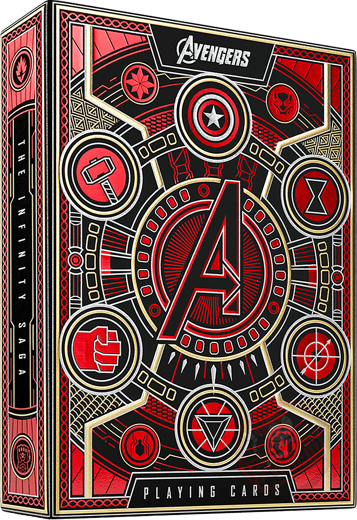 Avengers: Red Deck - Premium Playing Cards by Theory11