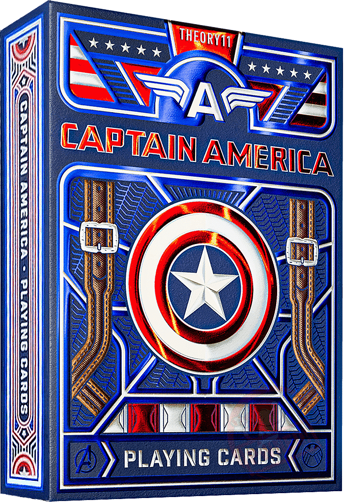 Captain America - Premium Playing Cards by Theory11