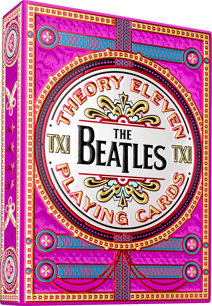 The Beatles: Pink Deck - Premium Playing Cards by Theory11