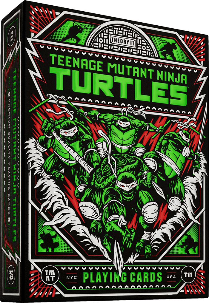 theory11_tmnt_premium_playing_cards.png Teenage Mutant Ninja Turtles - Premium Playing Cards by Theory11