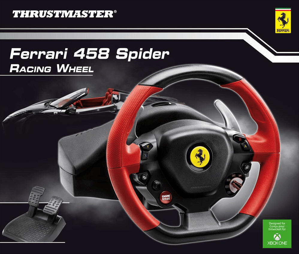 Thrustmaster Ferrari 458 Spider Racing Wheel Xbox Onenew