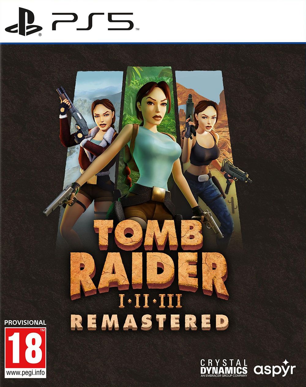 tomb_raider_i_ii_iii_remastered_ps5.jpg Tomb Raider I + II + III - Remastered (PS5) | PlayStation 5