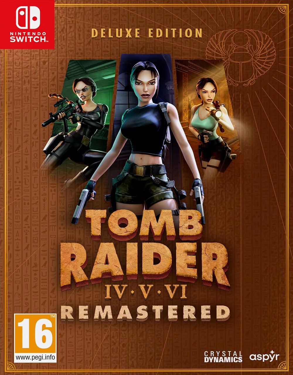 tomb_raider_iv_v_vi_remastered_deluxe_edition_ns_switch.jpg Tomb Raider IV + V + VI - Remastered - Deluxe Edition (NS / Switch) | Nintendo Switch